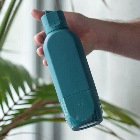 Unit1 Commuter Hydration Bottle: 580ml BPA-Free, One-Hand Cap, Silicone Grip