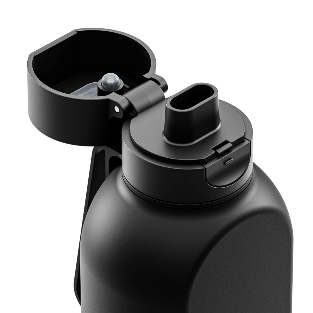Unit1 Commuter Hydration Bottle: 580ml BPA-Free, One-Hand Cap, Silicone Grip